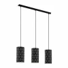 Luminaires Eglo Suspension EGLO RAMON Noir, 3 lumières* Suspensions