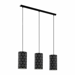 Luminaires Eglo Suspension EGLO RAMON Noir, 3 lumières* Suspensions