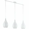 Luminaires Eglo Suspension Eglo RAZONI Blanc, 3 lumières