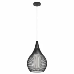 Luminaires Eglo Suspension Eglo RAZONI Noir, 1 lumière