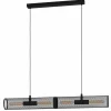 Lampes Industrielles-Luminaires Eglo Suspension Eglo REDCLIFFE Noir, 4 lumières