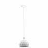 Luminaires Eglo Suspension EGLO ROCCAFORTE Blanc, 1 lumière* Suspensions