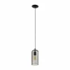 Lampes Industrielles-Luminaires Eglo Suspension Eglo ROCCAMENA Cuivre, Noir, 1 lumière