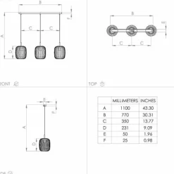 Luminaires Eglo Suspension Eglo ROMAZZINA Noir, 3 lumières* Suspensions
