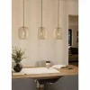 Luminaires Eglo Suspension Eglo ROMAZZINA Noir, 3 lumières* Suspensions