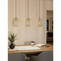 Luminaires Eglo Suspension Eglo ROMAZZINA Noir, 3 lumières* Suspensions