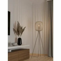 Luminaires Eglo Suspension Eglo ROMAZZINA Sable, 1 lumière* Lampadaires Et Lampes Sur Pied