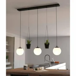 Luminaires Eglo Suspension Eglo RONDO Noir, 3 lumières