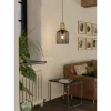 Luminaires Eglo Suspension Eglo ROUNDHAM Laiton, Noir, 1 lumière* Suspensions