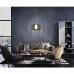 Luminaires Eglo Suspension Eglo RUSTICARIA Noir, 1 lumière