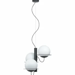 Luminaires Eglo Suspension EGLO SABALETE Noir, 3 lumières