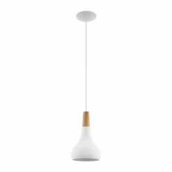 Luminaires Scandinaves-Luminaires Eglo Suspension Eglo SABINAR Blanc, 1 lumière