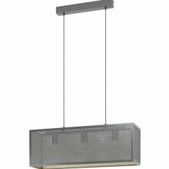 Lampes Dorées-Luminaires Eglo Suspension Eglo SALLICANO Or, Noir, 3 lumières