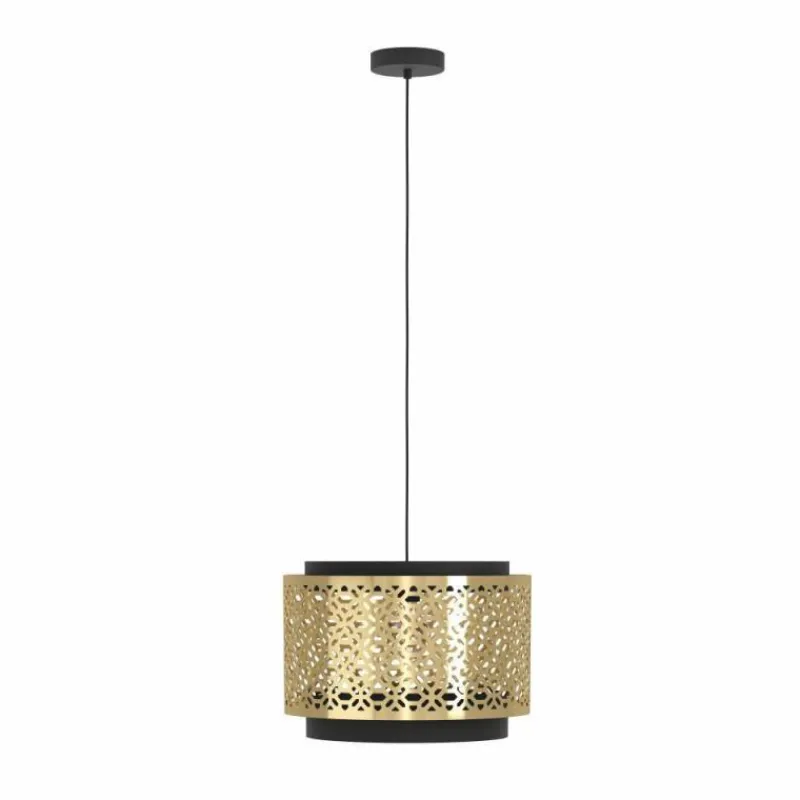Luminaires Orientaux-Luminaires Eglo Suspension Eglo SANDBACH Noir, 1 lumière