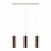 Luminaires Eglo Suspension Eglo SELVINO Nickel mat, 3 lumières