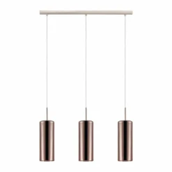 Luminaires Eglo Suspension Eglo SELVINO Nickel mat, 3 lumières