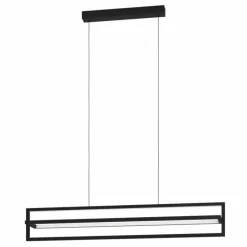 Luminaires Eglo Suspension Eglo SIBERIA LED Noir, 1 lumière, Télécommandes* Éclairage Led