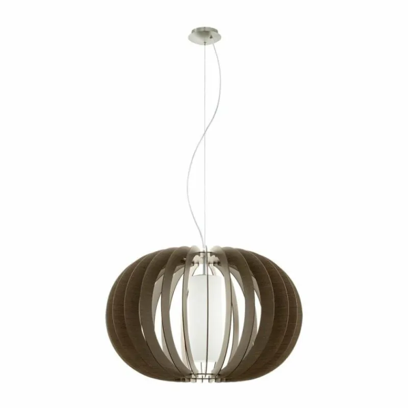 Luminaires Eglo Suspension Eglo STELLATO 3 Nickel mat, 1 lumière