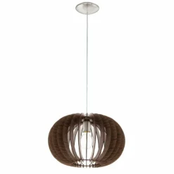 Lampes Vintages & Rétros-Luminaires Eglo Suspension Eglo STELLATO Nickel mat, 1 lumière