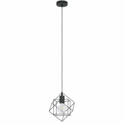 Luminaires Eglo Suspension Eglo STRAITON Noir, 1 lumière* Suspensions
