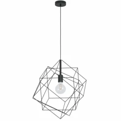 Luminaires Eglo Suspension Eglo STRAITON Noir, 1 lumière* Suspensions