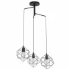 Luminaires Eglo Suspension Eglo STRAITON Noir, 3 lumières* Suspensions