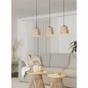Style Boho-Chic-Luminaires Eglo Suspension Eglo TABLEY Noir, 3 lumières