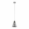 Lampes Industrielles-Luminaires Eglo Suspension EGLO TALBOT Gris, Blanc, 1 lumière