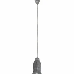 Lampes Vintages & Rétros-Luminaires Eglo Suspension Eglo TALBOT Gris, 1 lumière