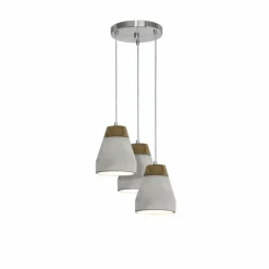 Luminaires Rustiques-Luminaires Eglo Suspension Eglo TAREGA Gris, 3 lumières