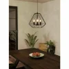 Lampes Industrielles-Luminaires Eglo Suspension Eglo TARLE Noir, 3 lumières