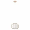 Lampes En Tissu-Luminaires Eglo Suspension Eglo TERRAROSA Sable, 1 lumière