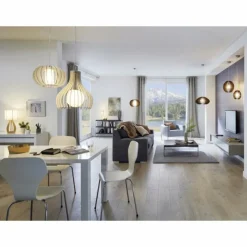 Luminaires Eglo Suspension Eglo TINDORI Nickel mat, 1 lumière