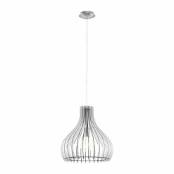 Lampes Vintages & Rétros-Luminaires Eglo Suspension Eglo TINDORI Nickel mat, 1 lumière