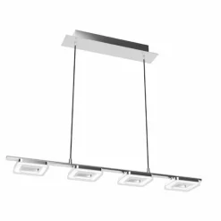 Luminaires Eglo Suspension Eglo TORRETTA LED Nickel mat, 4 lumières* Éclairage Led