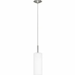 Luminaires Eglo Suspension Eglo TROY 3 Nickel mat