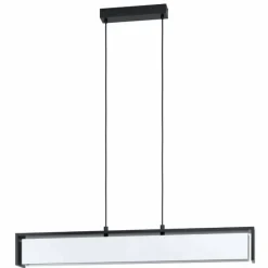 Luminaires Eglo Suspension Eglo VALDELAGRANO-Z LED Noir, 1 lumière, Changeur de couleurs