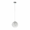Luminaires Eglo Suspension Eglo VALENCA LED Chrome, 1 lumière