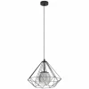 Luminaires Eglo Suspension Eglo VERNHAM Noir, 1 lumière