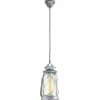 Luminaires Eglo Suspension Eglo VINTAGE Brun foncé, Argenté, 1 lumière