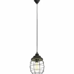 Lampes Vintages & Rétros-Luminaires Eglo Suspension Eglo VINTAGE Brun, 1 lumière