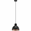 Luminaires Scandinaves-Luminaires Eglo Suspension Eglo VINTAGE Cuivre, Noir, 1 lumière