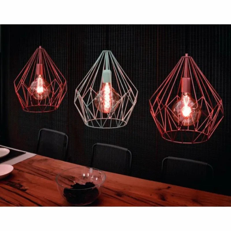 Lampes Vintages & Rétros-Luminaires Eglo Suspension Eglo VINTAGE Vert, 1 lumière