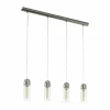 Luminaires Eglo Suspension Eglo ZACHARO LED Nickel mat, 4 lumières