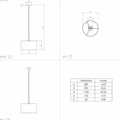 Lampes En Tissu-Luminaires Eglo Suspension Eglo ZARAGOZA Noir, 1 lumière