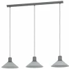 Luminaires Eglo Suspension Eglo-Leuchten ABREOSA Gris, Noir, 3 lumières* Suspensions