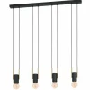Luminaires Eglo Suspension Eglo-Leuchten BITACHITO Laiton, Noir, 4 lumières* Suspensions
