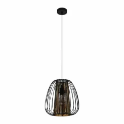 Lampes En Tissu-Luminaires Eglo Suspension Eglo-Leuchten CURASAO Noir, 1 lumière