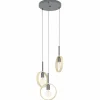Lampes Vintages & Rétros-Luminaires Eglo Suspension Eglo-Leuchten IPSDEN Noir, 3 lumières