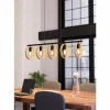 Lampes Vintages & Rétros-Luminaires Eglo Suspension Eglo-Leuchten IPSDEN Noir, 5 lumières